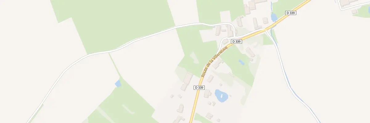 Plan du 512 Rte de la Villeneuve à La Genête