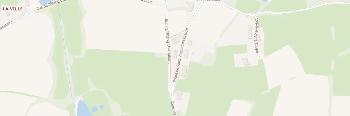 Plan du 465 Rte de Saint-Vincent-en-Bresse à La Frette