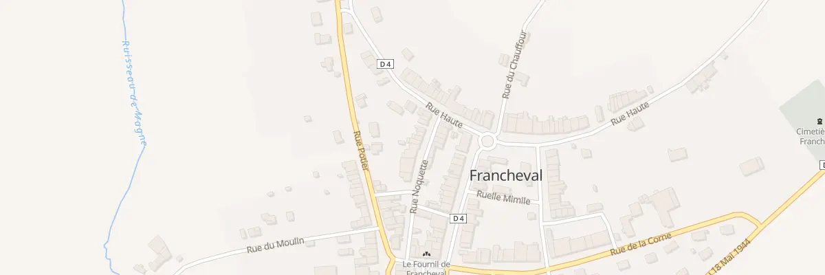 Plan du 15 Rue Noquette à Francheval