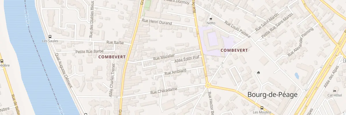 Plan du 32 Rue Mazelier à Bourg-de-Péage