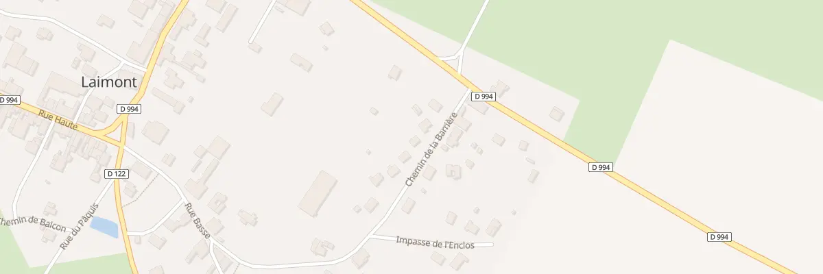 Plan du 16 Che de la Barriere à Laimont