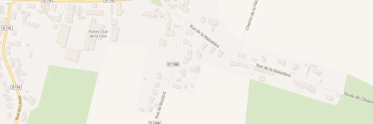 Plan du 7 Rue de Boulard à Villebichot