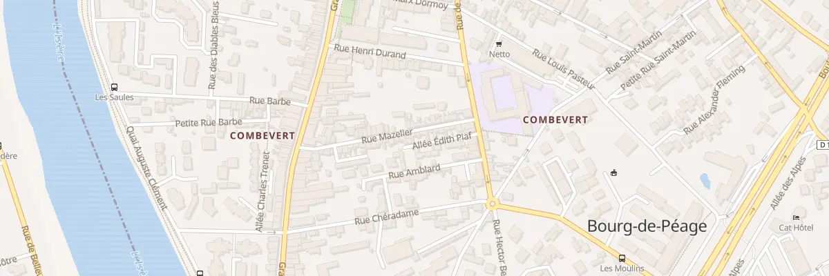 Plan du 34 Rue Mazelier à Bourg-de-Péage