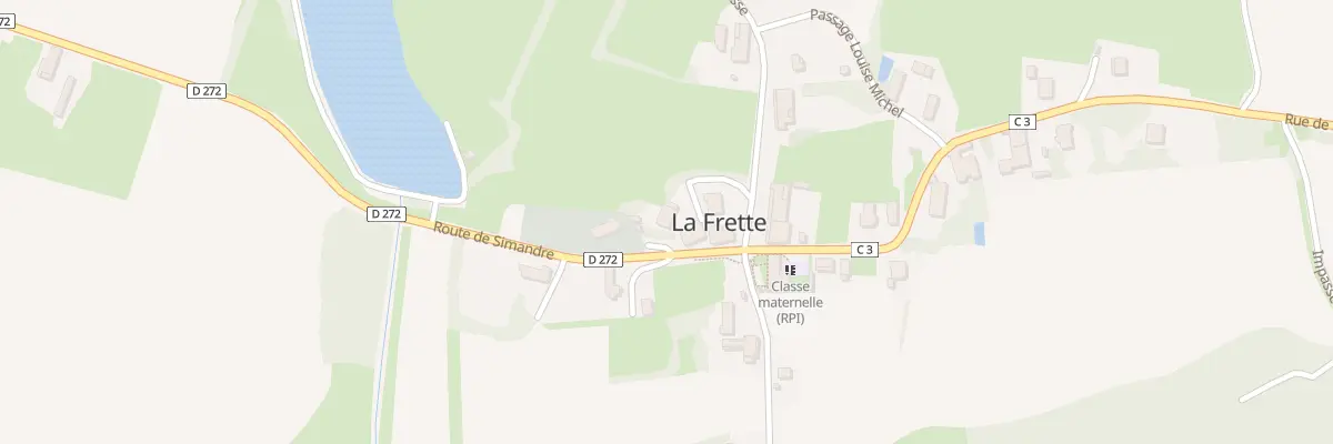 Plan du 46 Rte de Simandre à La Frette