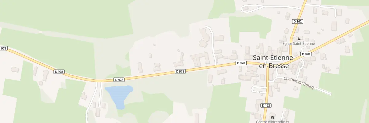 Plan du 214 Rte de Chalon à Saint-Étienne-en-Bresse