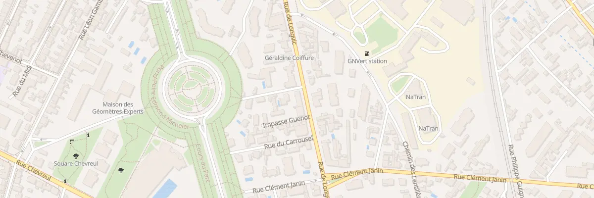 Plan du 84 Rue de Longvic à Dijon