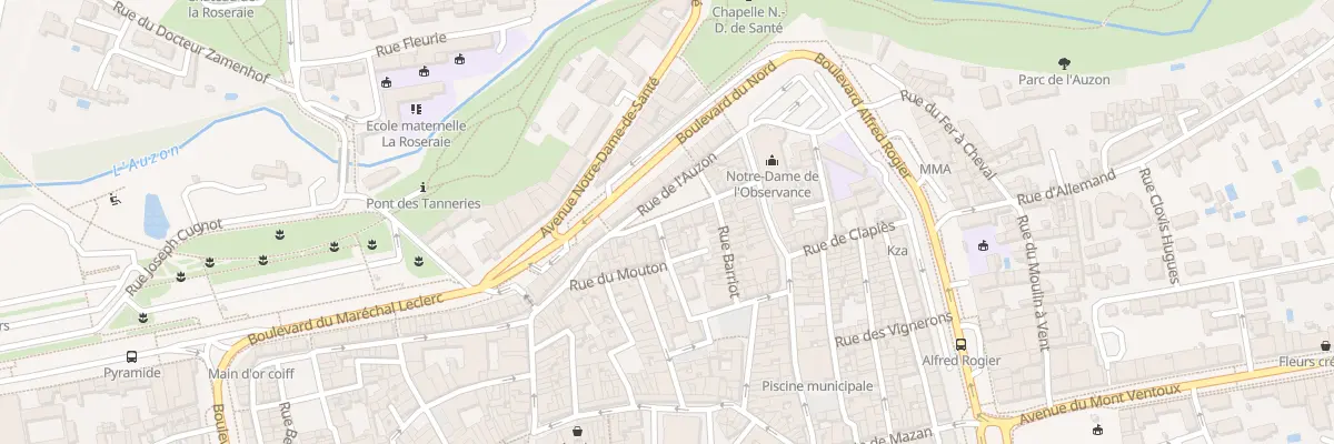 Plan du 106 Rue des Tanneurs à Carpentras