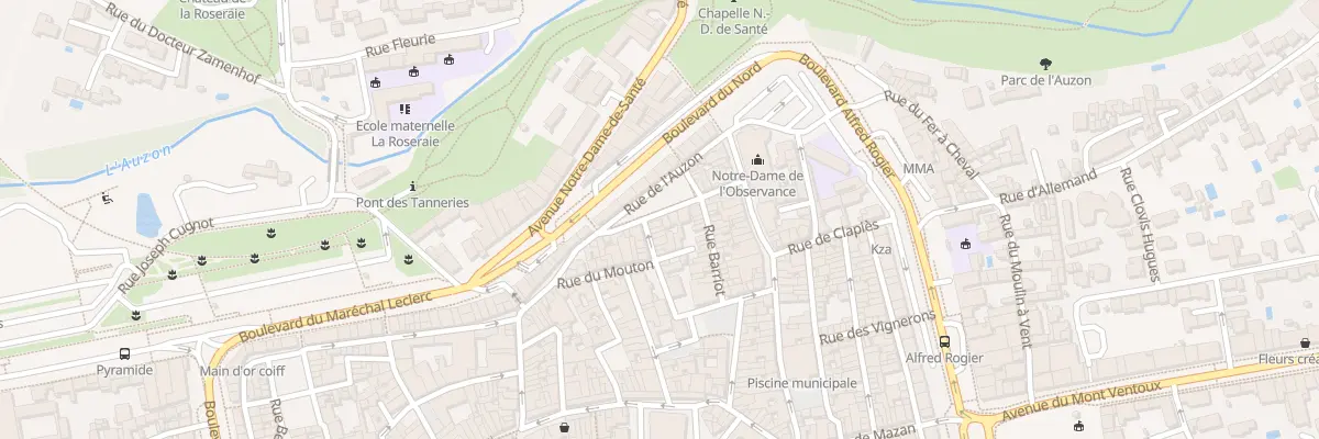 Plan du 70 Rue des Versins à Carpentras
