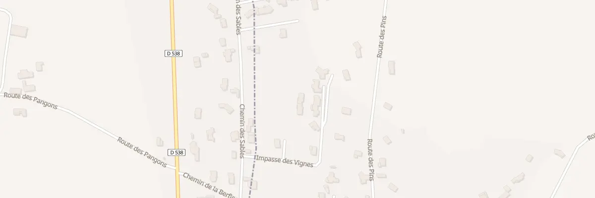 Plan du 5001 Imp des Vignes à Arthémonay