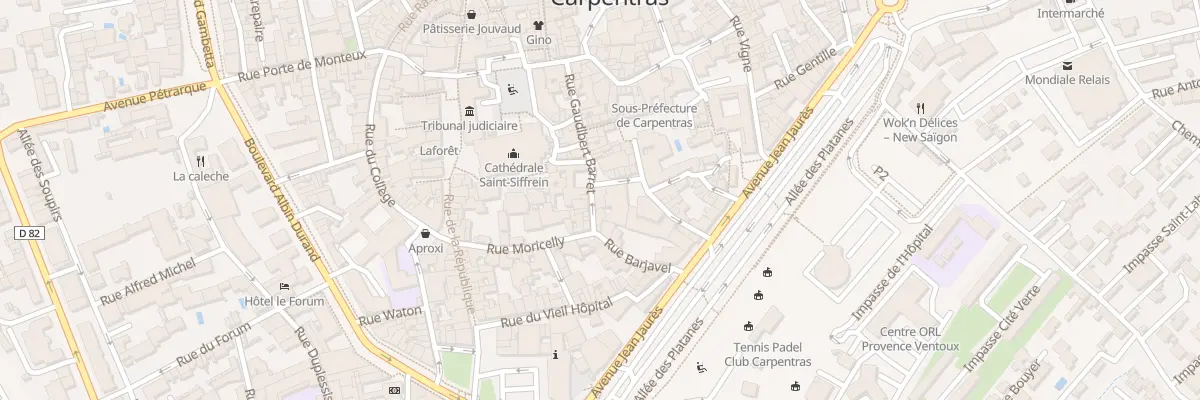 Plan du 17B Rue Barjavel à Carpentras