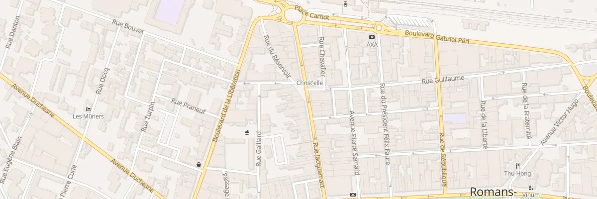 Plan du 1 Rue du Reservoir à Romans-sur-Isère