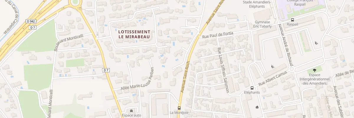Plan du 379 Av Saint-Roch à Carpentras