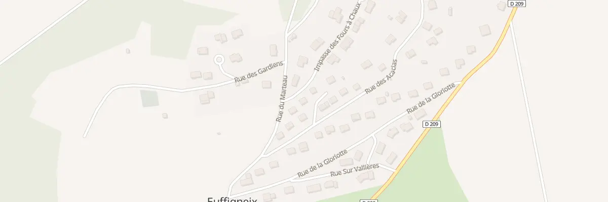 Plan du 7 Rue des Acacias à Euffigneix