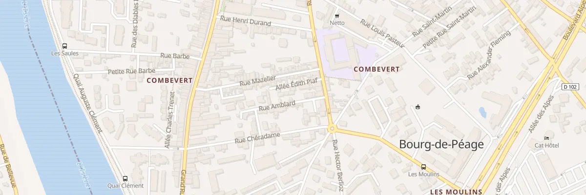Plan du 6 Rue Amblard à Bourg-de-Péage