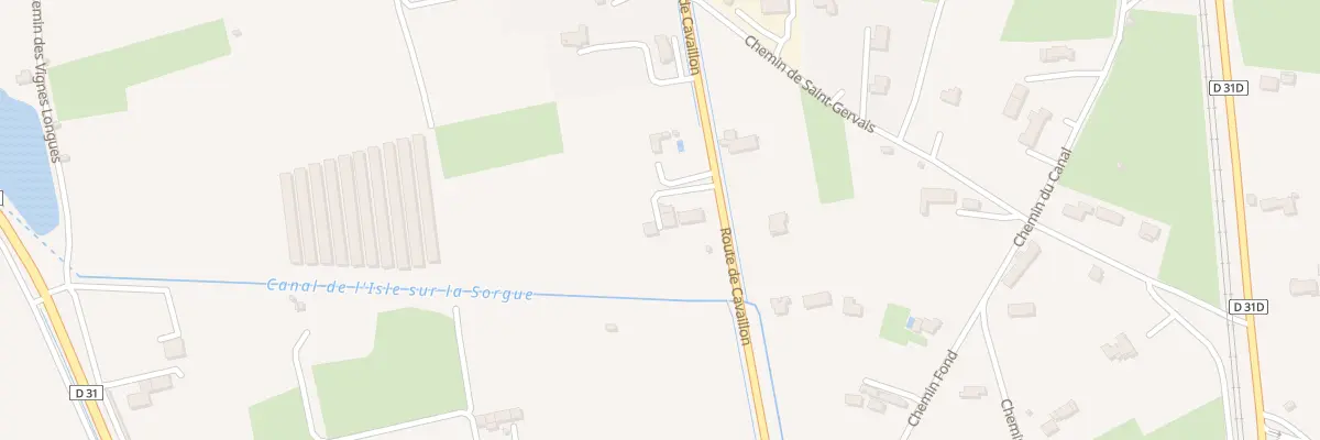 Plan du 1174 Rte de Cavaillon à L’Isle-sur-la-Sorgue