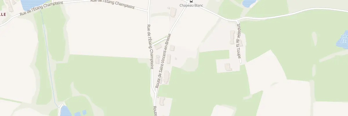 Plan du 458 Rte de Saint-Vincent-en-Bresse à La Frette
