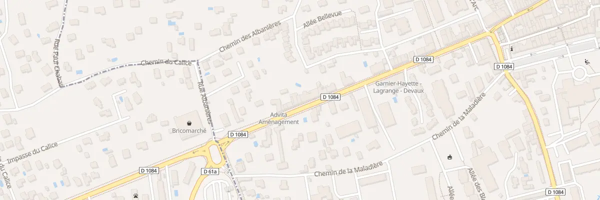 Plan du 330 Fg de Lyon à Montluel