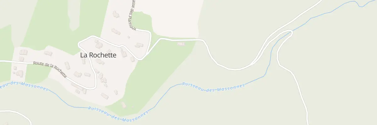 Plan du 2740 Rte de la Rochette à Vaunaveys-la-Rochette