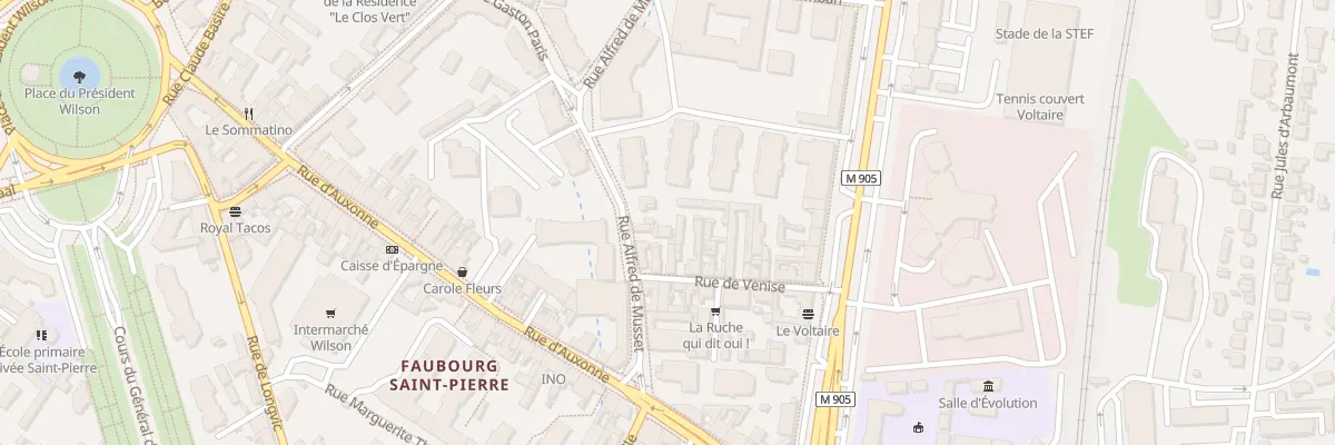 Plan du 4 Rue de Venise à Dijon