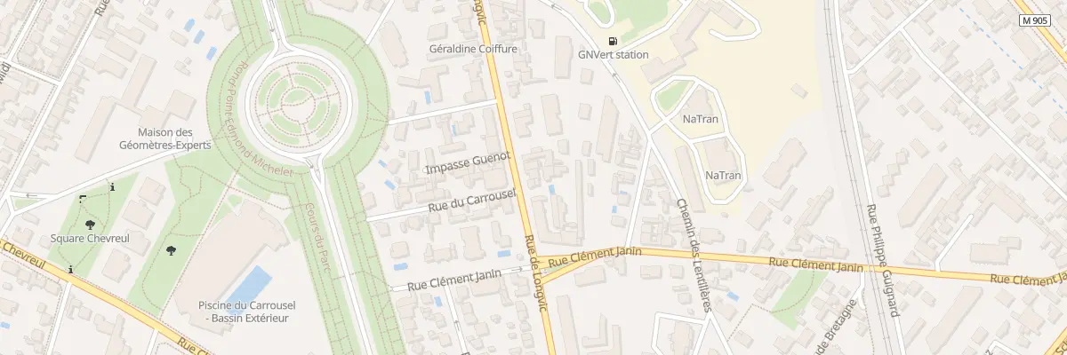 Plan du 97 Rue de Longvic à Dijon