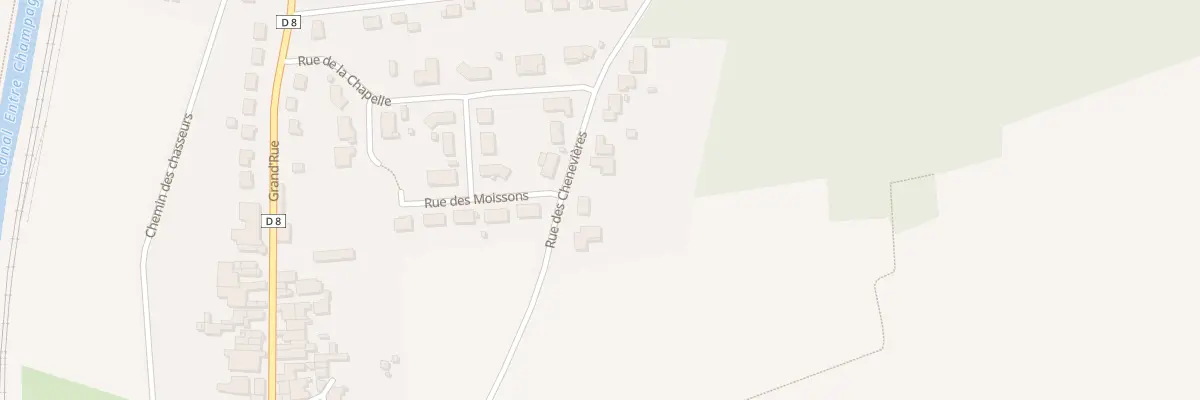 Plan du 9 Rue des Chenevieres à Eurville-Bienville