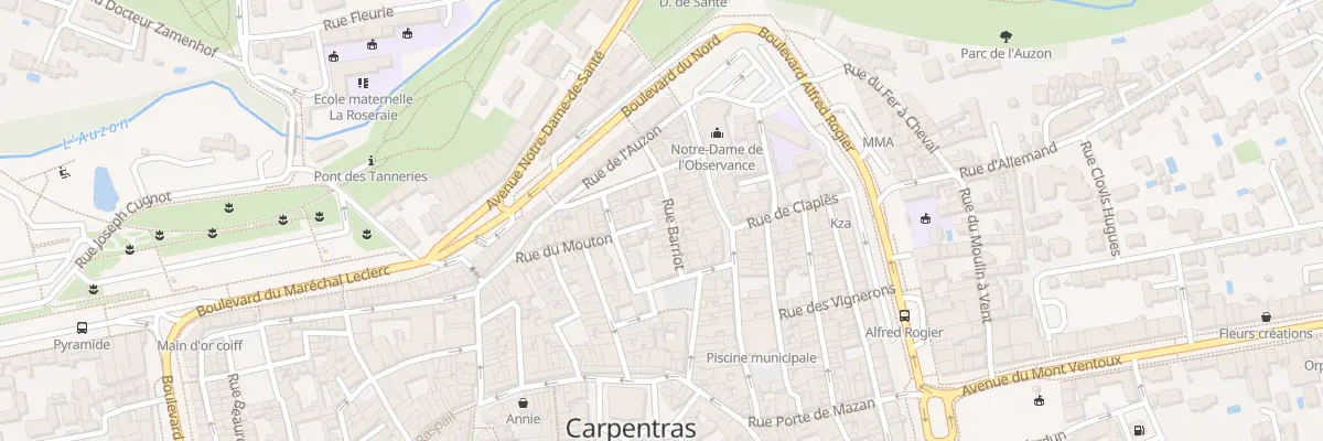 Plan du 49 Rue Barriot à Carpentras