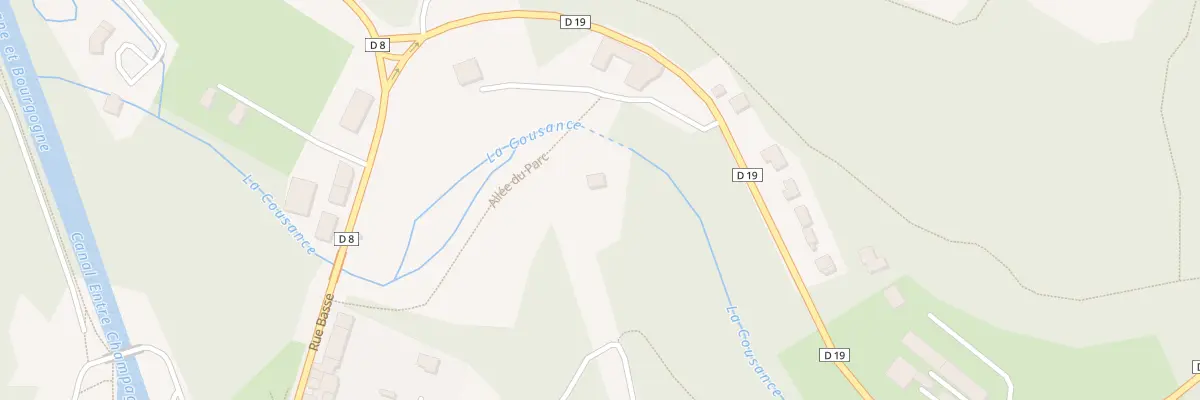 Plan du 2 All du Parc à Allichamps