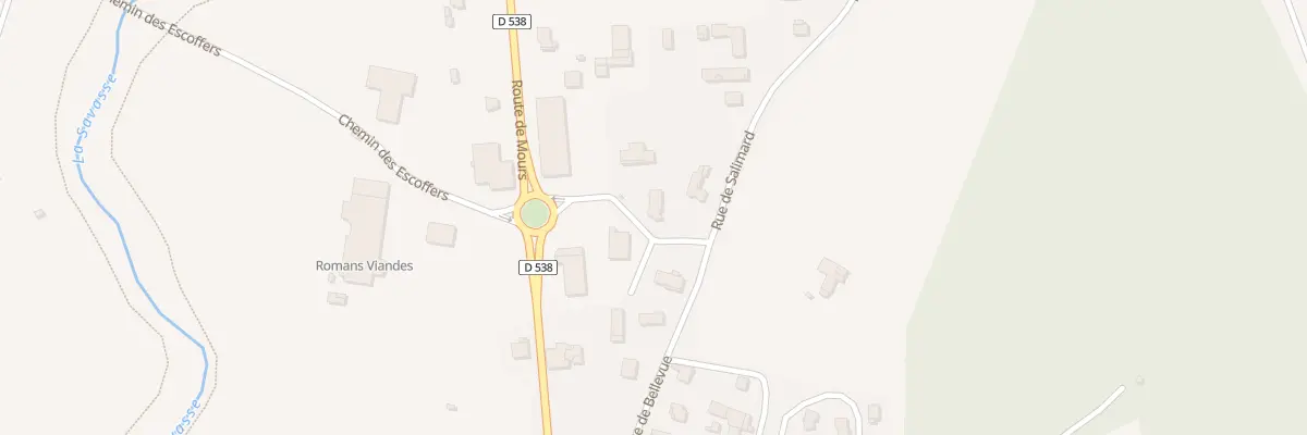 Plan du 40 Rue des Escoffers à Peyrins