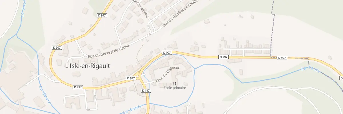 Plan du 9 Cour du Chateau à L’Isle-en-Rigault