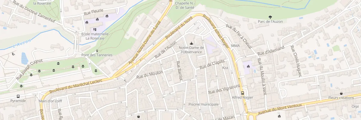 Plan du 64 Rue Barriot à Carpentras