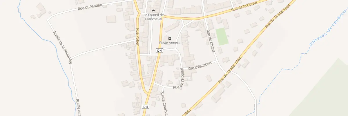 Plan du 8 Pl de la Mairie à Francheval