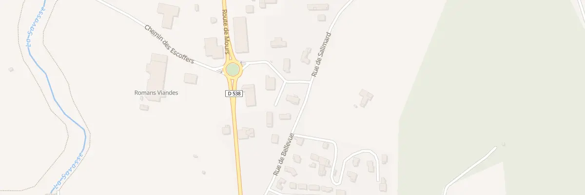 Plan du 5727 Les Escoffers à Peyrins