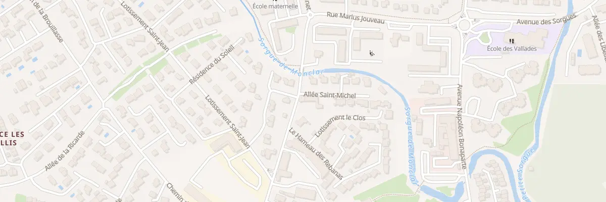 Plan du 594 Av Aristide Briand à L’Isle-sur-la-Sorgue