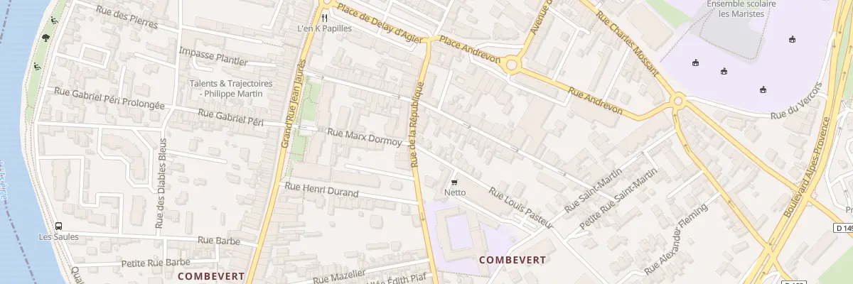 Plan du 45 Rue de la République à Bourg-de-Péage