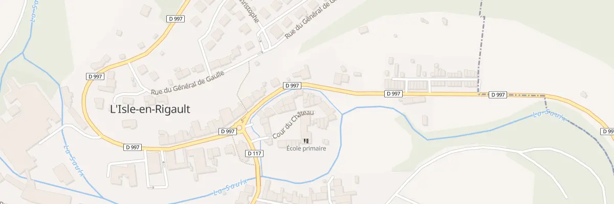 Plan du 11 Cour du Chateau à L’Isle-en-Rigault