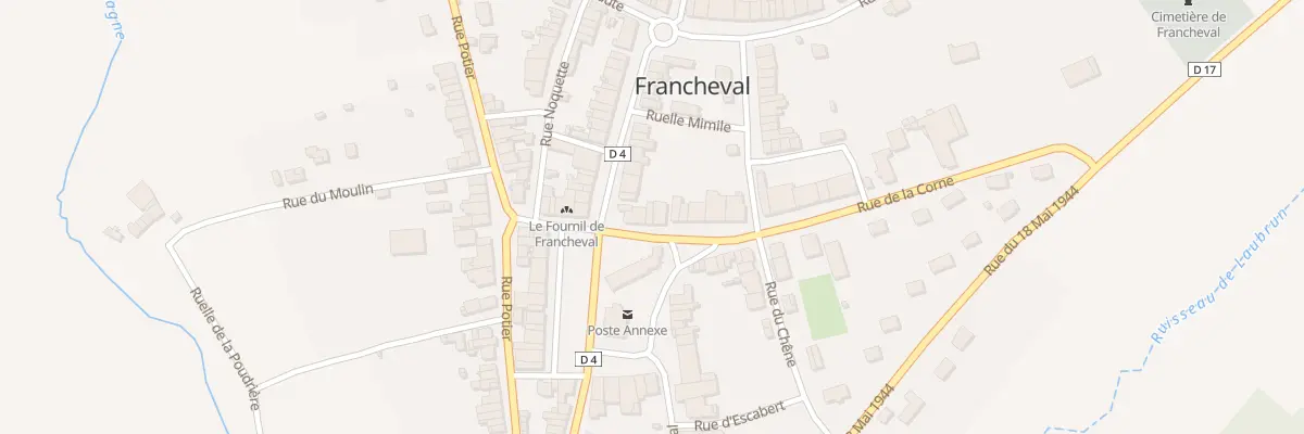 Plan du 3 Rue de la Corne à Francheval