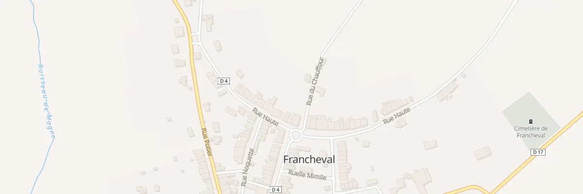 Plan du 5015 Rue Haute à Francheval