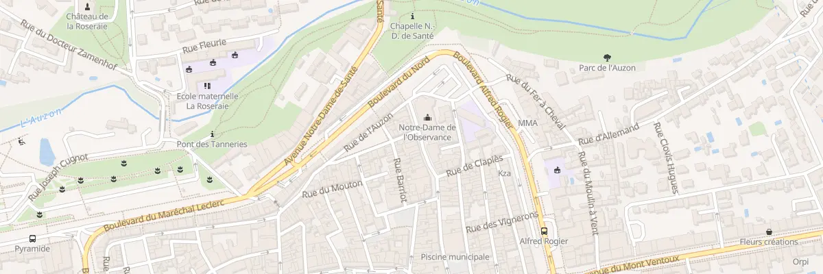Plan du 71 Rue de l’Observance à Carpentras