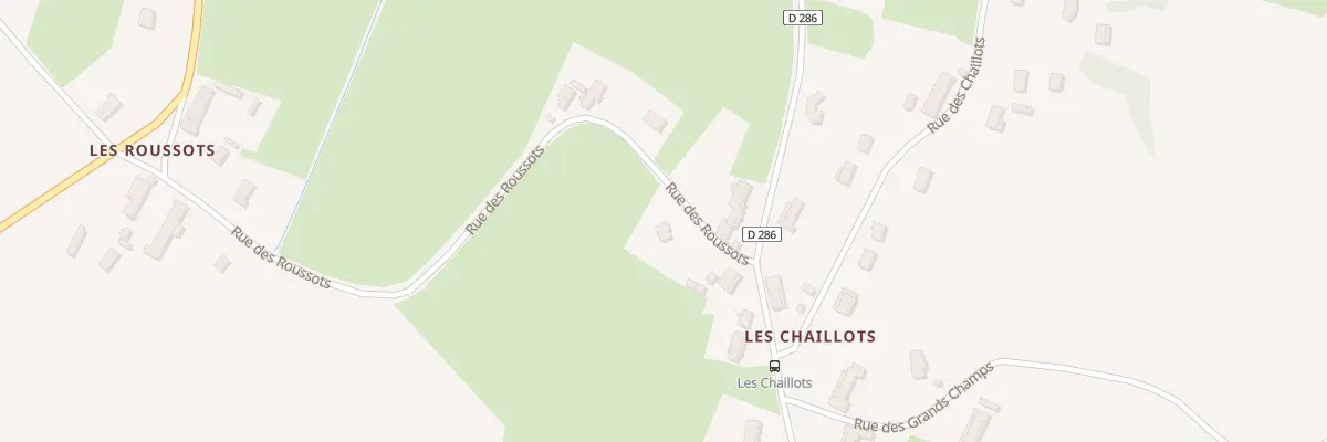 Plan du 516 Rue des Roussots à Saint-Étienne-en-Bresse