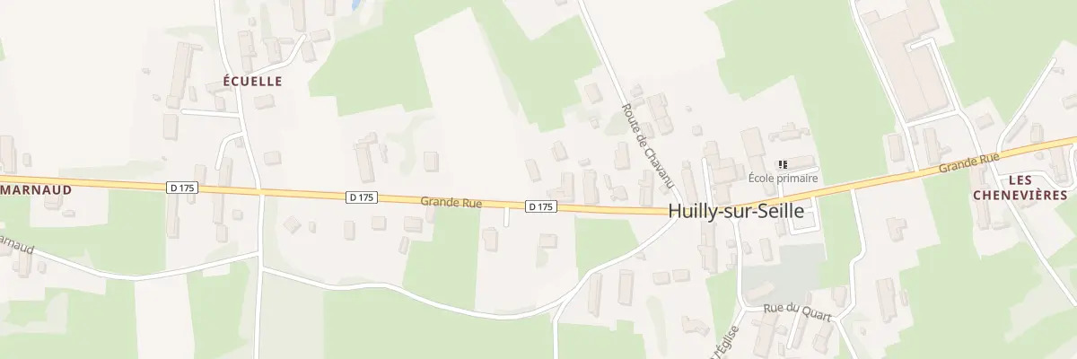 Plan du 1225 Rue Grande Rue à Huilly-sur-Seille