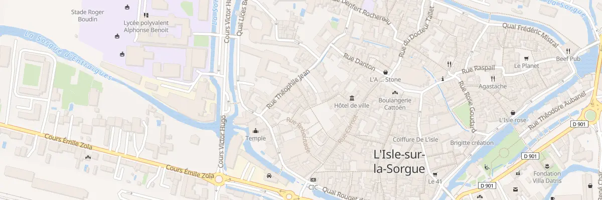 Plan du 5 Rue Alfred de Musset à L’Isle-sur-la-Sorgue