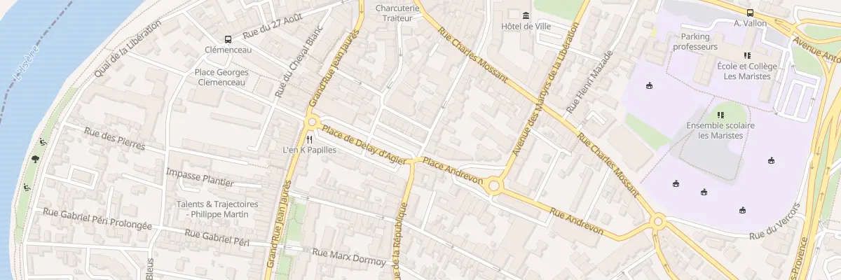 Plan du 16 Rue de la République à Bourg-de-Péage