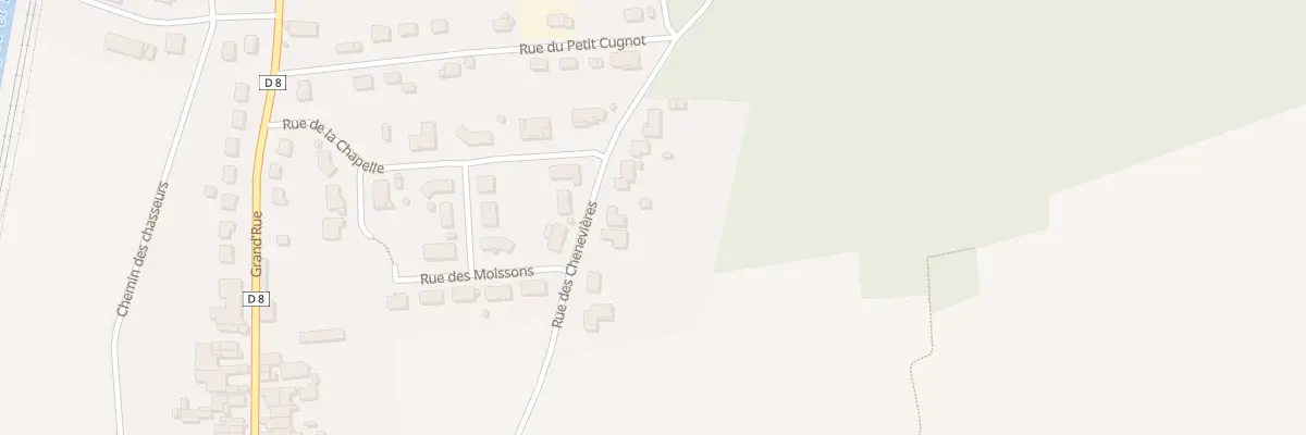 Plan du 7 Rue des Chenevieres à Eurville-Bienville