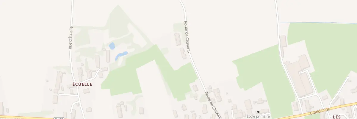 Plan du 205 Rte de Chavanu à Huilly-sur-Seille