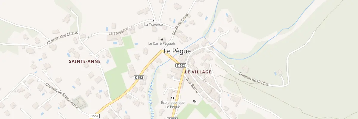 Plan du 5049 Le Village au Pègue