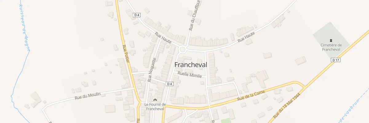 Plan du 5065 Gr Grande Rue à Francheval