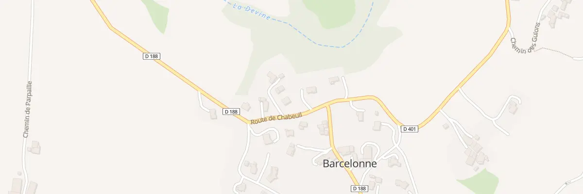 Plan du 70 Rte de Chabeuil à Barcelonne
