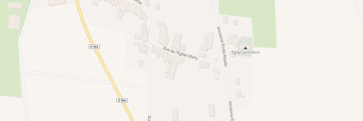 Plan du 9 Rue de l’Eglise de Mairy à Douzy