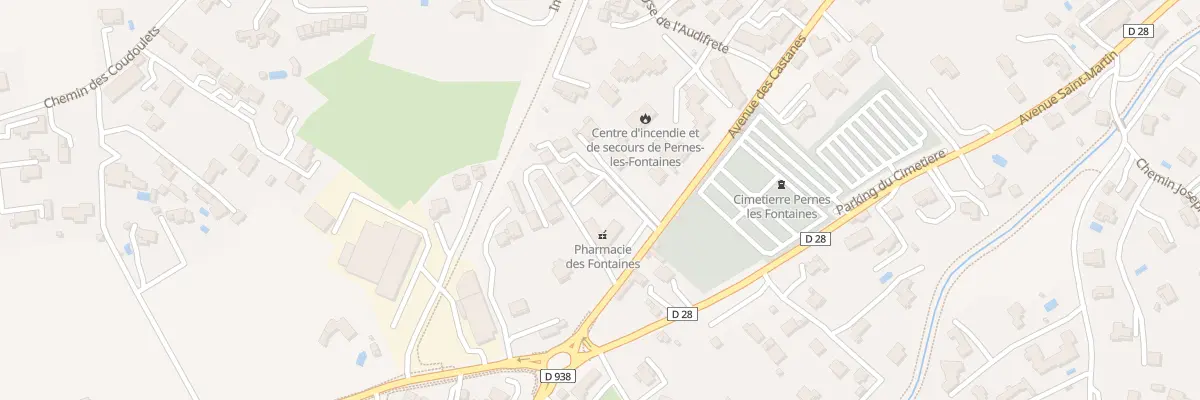 Plan du 400 Av des Castanes à Pernes-les-Fontaines