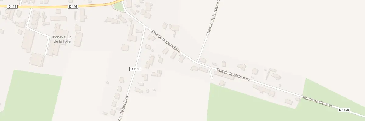 Plan du 9 Rue de la Maladière à Villebichot